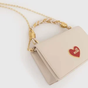 Γυναικεία Τσάντα love moschino μπεζ