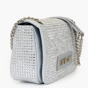 Γυναικείες Τσάντες JC4136 Ασημί ECOleather-Ύφασμα Love Moschino