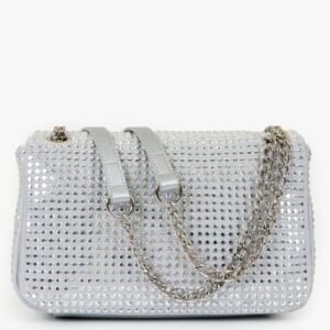 Γυναικείες Τσάντες JC4136 Ασημί ECOleather-Ύφασμα Love Moschino