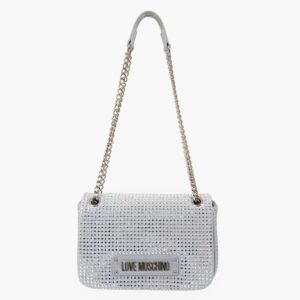 Γυναικείες Τσάντες JC4136 Ασημί ECOleather-Ύφασμα Love Moschino