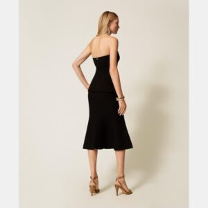 TWINSET Φούστα midi ελαστική πλεκτή 252TP3412