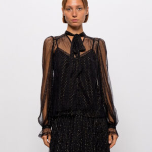 Twinset Πουκάμισο από τούλι με lurex