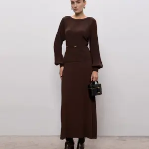 Twinset φούστα πλισσέ πλεκτή